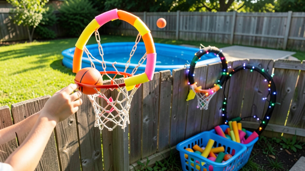 Fun Variations and Add-Ons for Your Pool Noodle Hoop