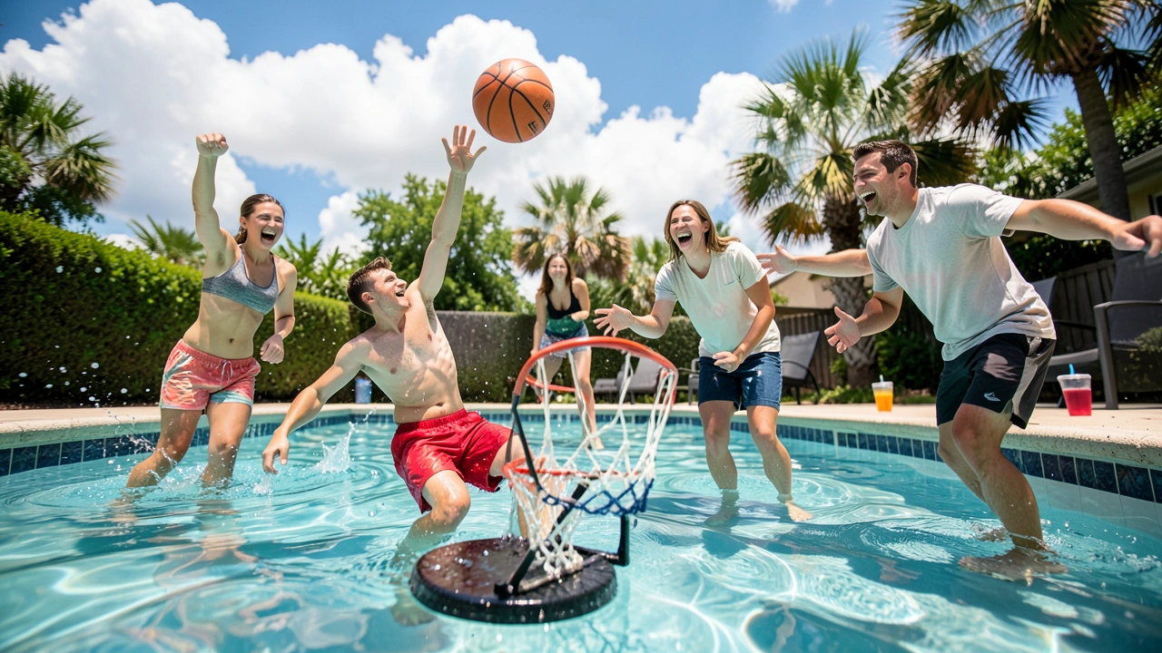 How to Organize a Controlled Pool Basketball Game