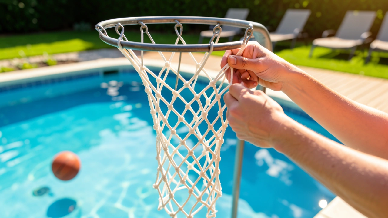 How to Put Net on Pool Basketball Hoop Step by Step