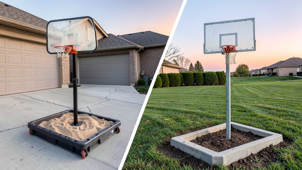 What Is the Difference Between Portable and In-Ground Hoops?