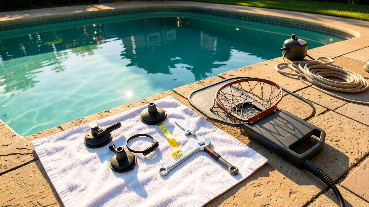 What You Need Before Starting Your Pool Basketball Hoop Installation